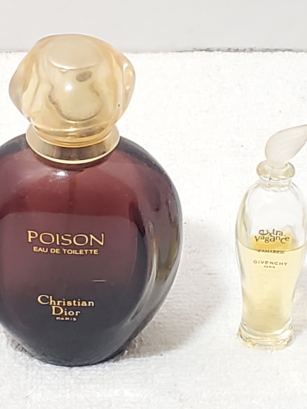 Vintage Christian Dior Poison EDT & Givenchy Extravagance d'Amarige Mini Women's